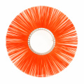 Snow Removal Machine Components/Orange PP Flat Wafers Snow Sweeper Broom